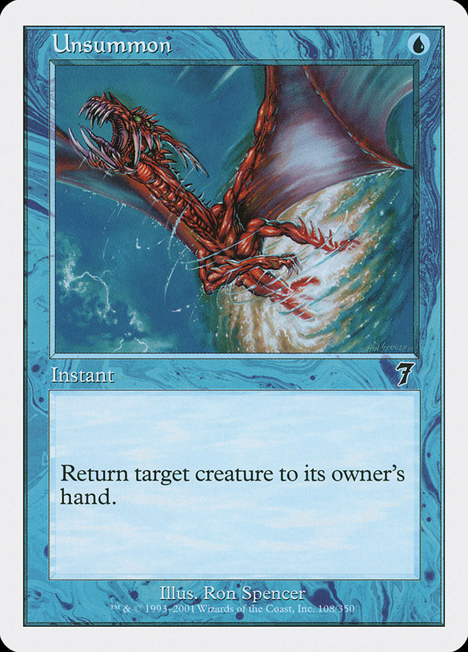 Unsummon [Seventh Edition] [Foil]