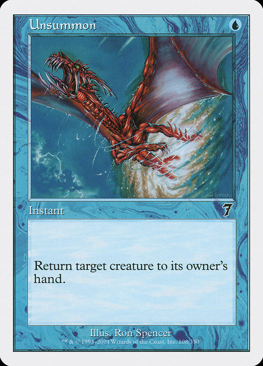 Unsummon [Seventh Edition] [Foil]