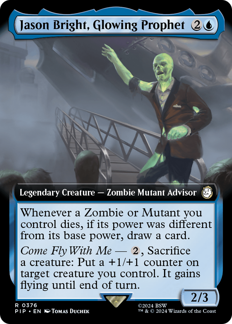 Jason Bright, Glowing Prophet (Extended Art) [Fallout] [Foil]