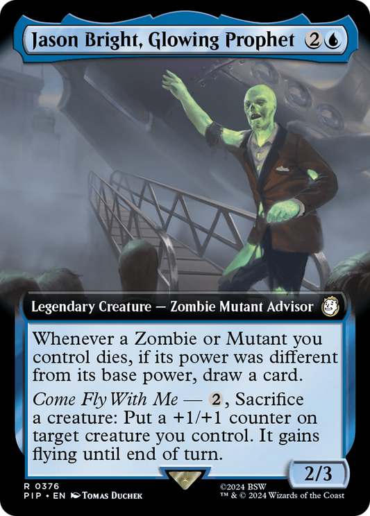 Jason Bright, Glowing Prophet (Extended Art) [Fallout] [Foil]