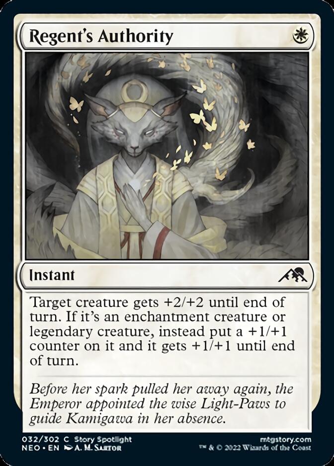 Regent's Authority [Kamigawa: Neon Dynasty] [Foil]