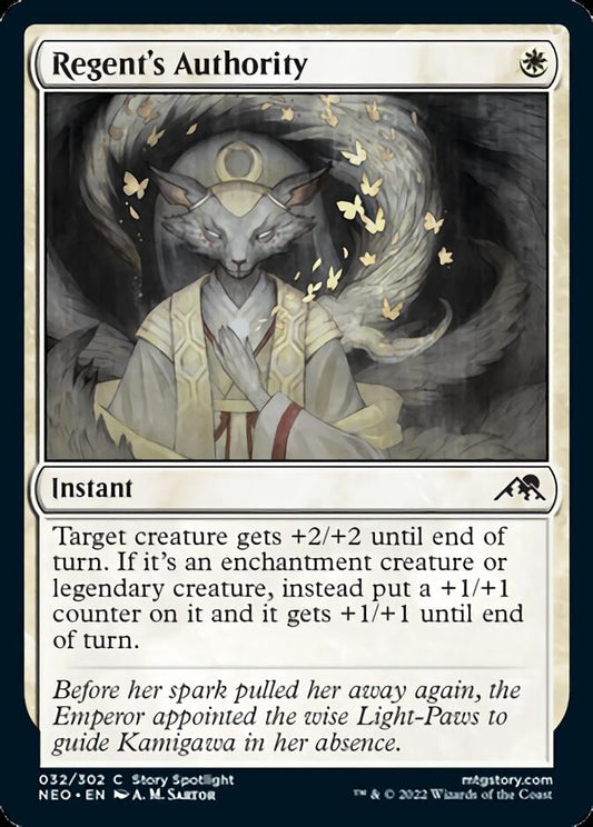 Regent's Authority [Kamigawa: Neon Dynasty] [Foil]