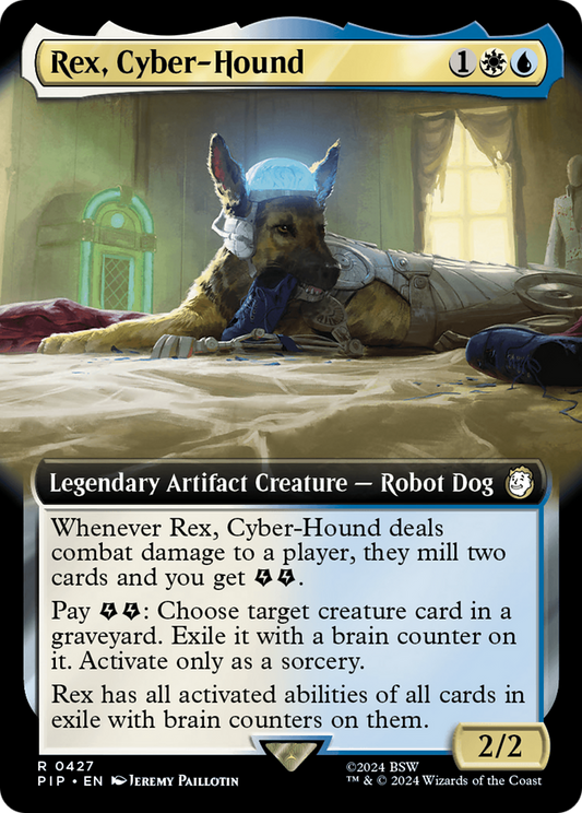 Rex, Cyber-Hound (Extended Art) [Fallout] [Foil]