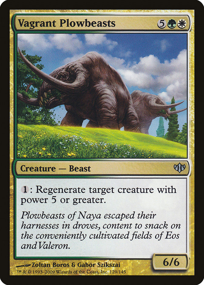 Vagrant Plowbeasts [Conflux] [Foil]