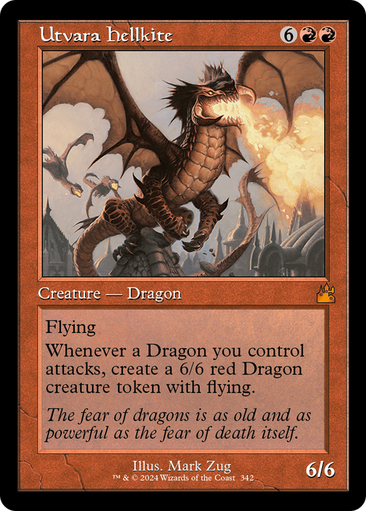 Utvara Hellkite (Retro Frame) [Ravnica Remastered] [Foil]
