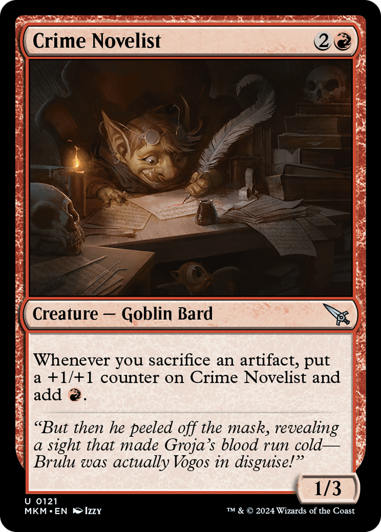 Crime Novelist [Murders at Karlov Manor] [Foil]