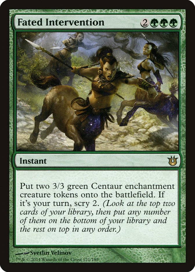 Fated Intervention [Born of the Gods] [Foil]