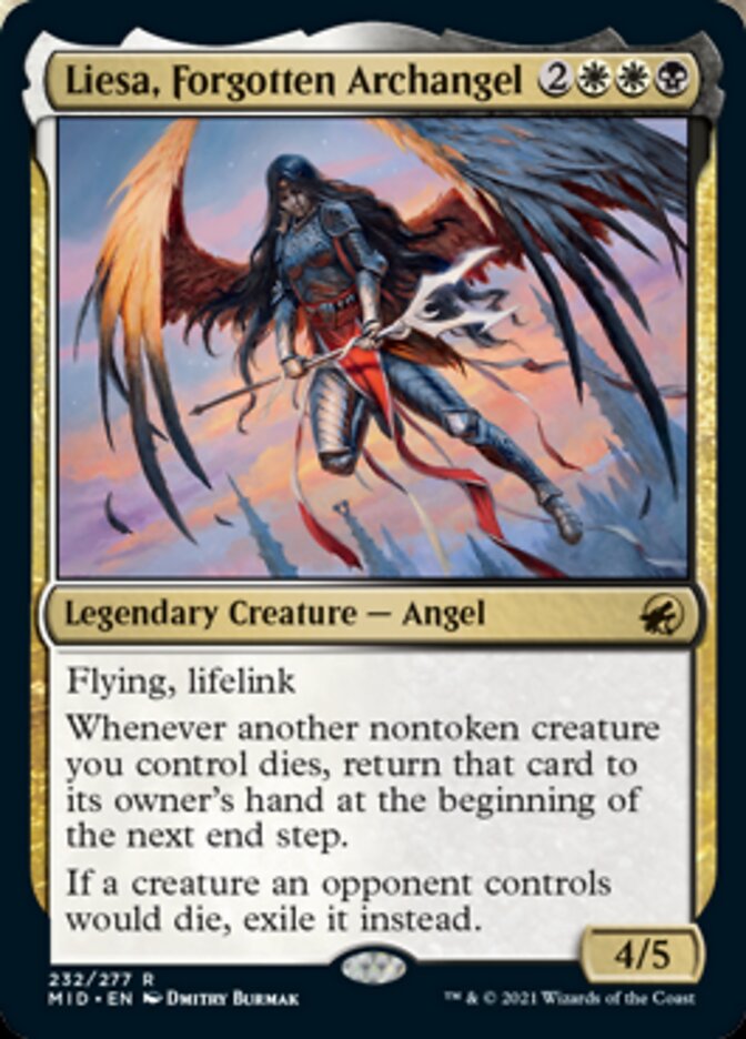 Liesa, Forgotten Archangel [Innistrad: Midnight Hunt] [Foil]