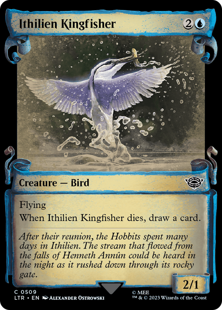 Ithilien Kingfisher [The Lord of the Rings: Tales of Middle-Earth Showcase Scrolls] [Foil]