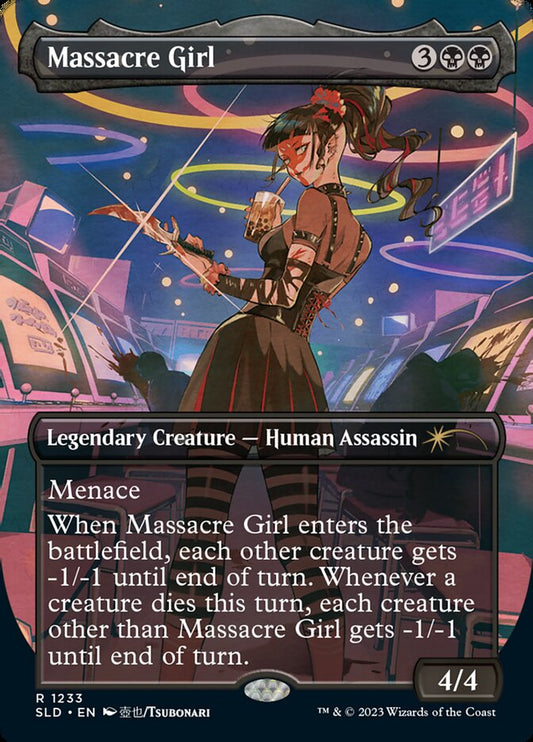Massacre Girl (Borderless) [Secret Lair Drop Series] [Foil]