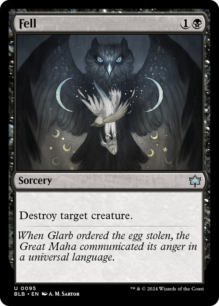 Fell [Bloomburrow] [Foil]