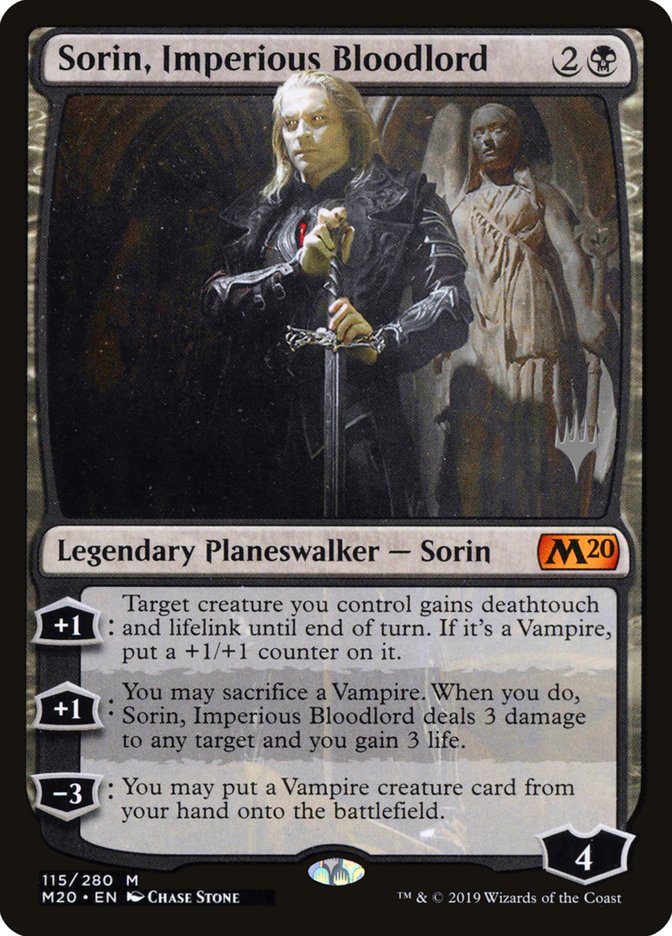 Sorin, Imperious Bloodlord (Promo Pack) [Core Set 2020 Promos] [Foil]