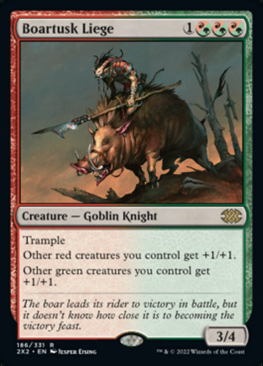 Boartusk Liege [Double Masters 2022] [Foil]