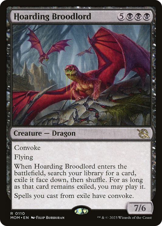 Hoarding Broodlord [March of the Machine] [Foil]