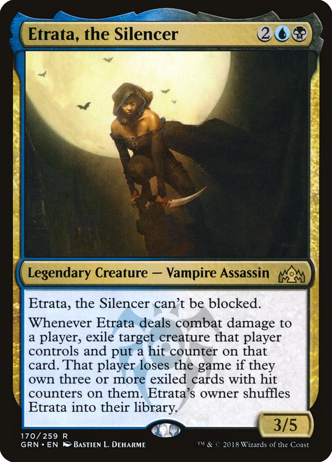 Etrata, the Silencer [Guilds of Ravnica] [Foil]