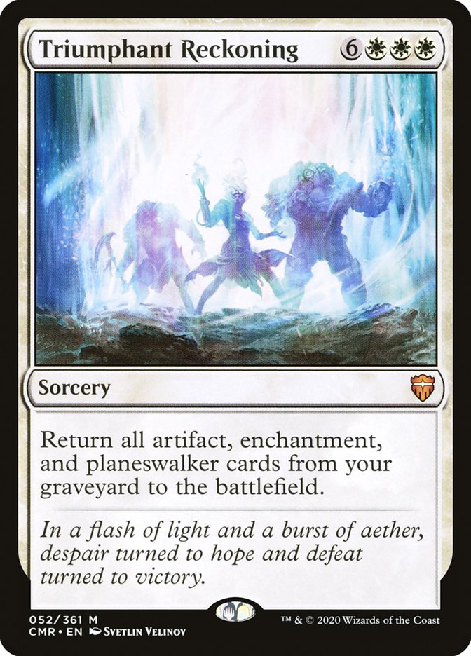Triumphant Reckoning [Commander Legends] [Foil]