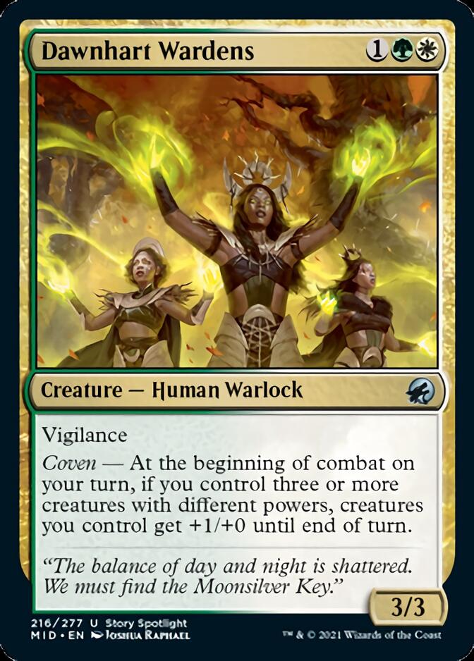 Dawnhart Wardens [Innistrad: Midnight Hunt] [Foil]