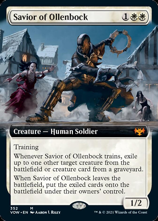 Savior of Ollenbock (Extended Art) [Innistrad: Crimson Vow] [Foil]