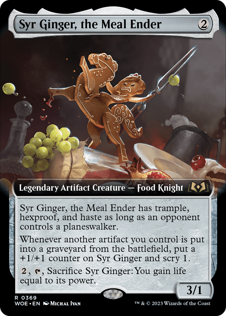 Syr Ginger, the Meal Ender (Extended Art) [Wilds of Eldraine] [Foil]