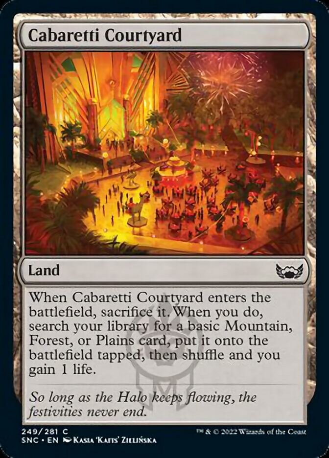 Cabaretti Courtyard [Streets of New Capenna] [Foil]