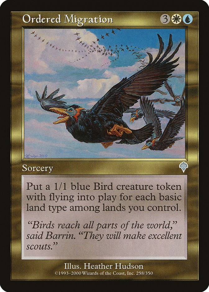 Ordered Migration [Invasion] [Foil]