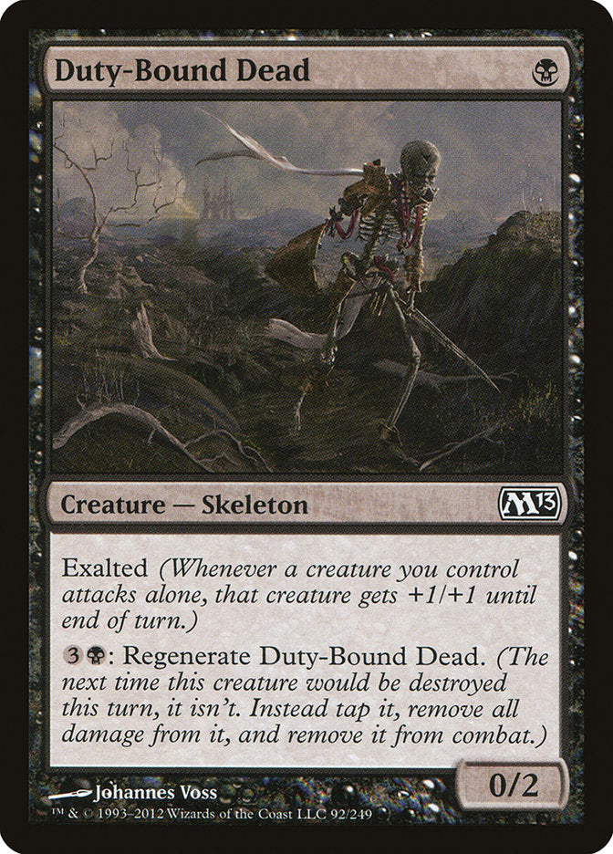 Duty-Bound Dead [Core Set 2013] [Foil]