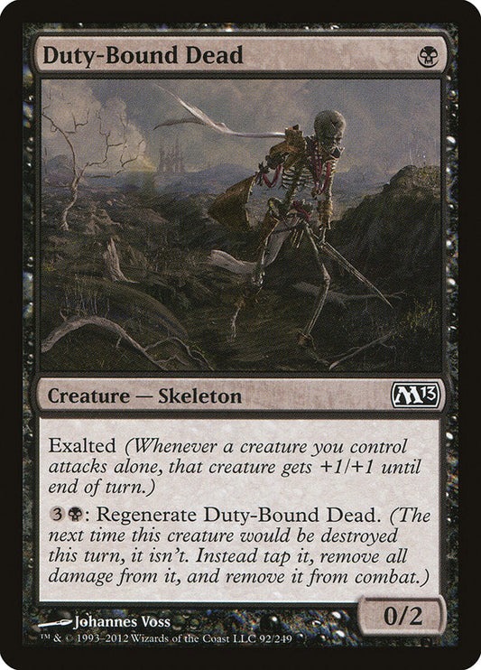 Duty-Bound Dead [Core Set 2013] [Foil]