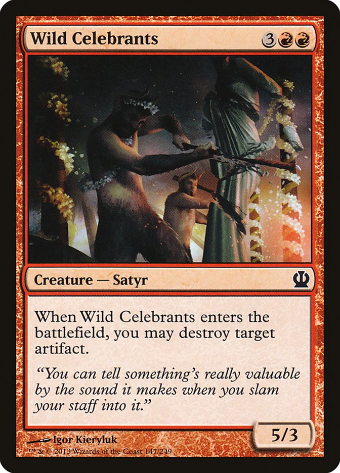 Wild Celebrants [Theros] [Foil]