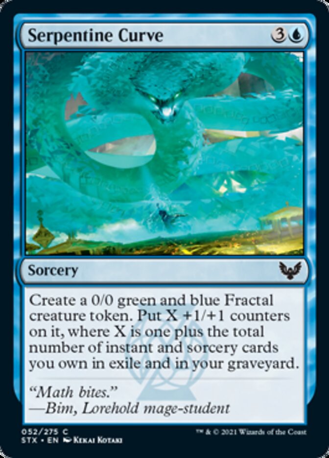 Serpentine Curve [Strixhaven: School of Mages] [Foil]