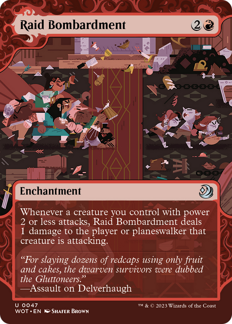 Raid Bombardment [Wilds of Eldraine: Enchanting Tales] [Foil]
