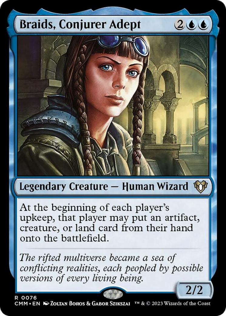 Braids, Conjurer Adept [Commander Masters] [Foil]
