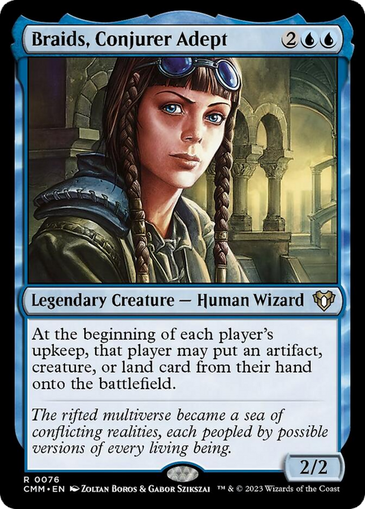 Braids, Conjurer Adept [Commander Masters] [Foil]