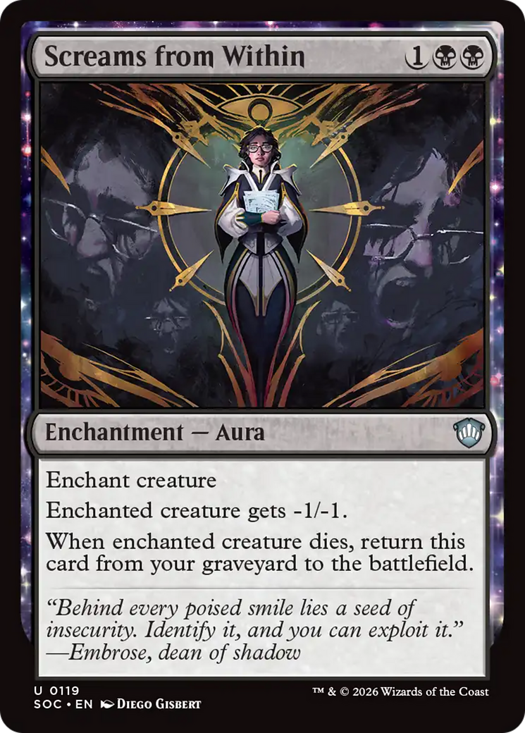 Screams from Within [Secrets of Strixhaven Commander] [Foil]