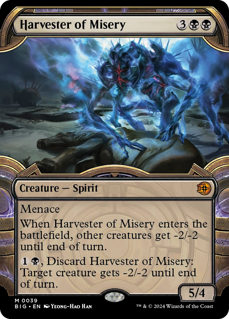 Harvester of Misery (Showcase) [Outlaws of Thunder Junction: The Big Score] [Foil]