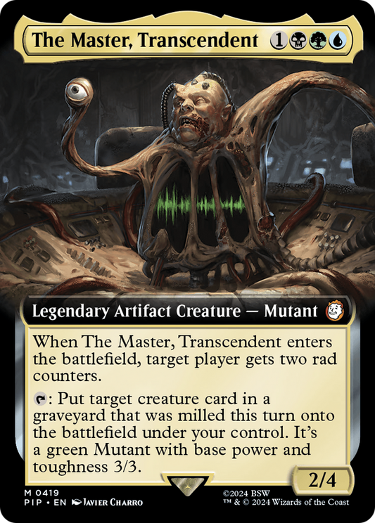 The Master, Transcendent (Extended Art) [Fallout] [Foil]