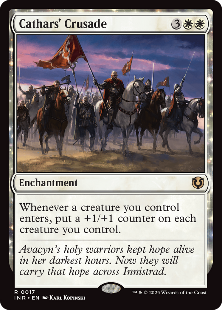 Cathars' Crusade [Innistrad Remastered] [Foil]