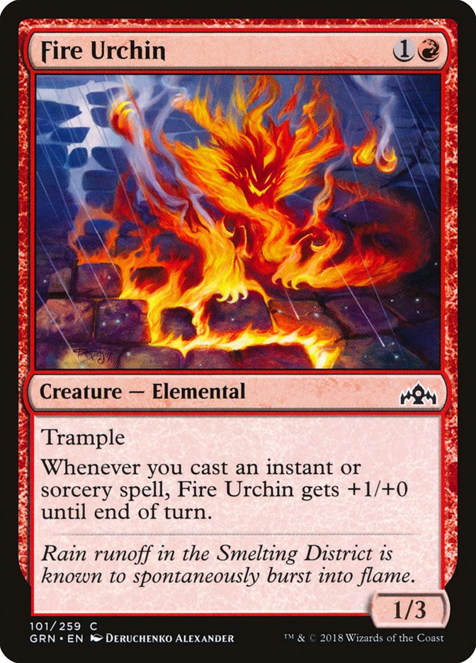 Fire Urchin [Guilds of Ravnica] [Foil]