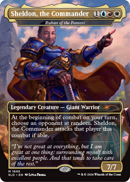 Ruhan of the Fomori - Sheldon, the Commander [Secret Lair: Sheldon's Spellbook] [Foil]