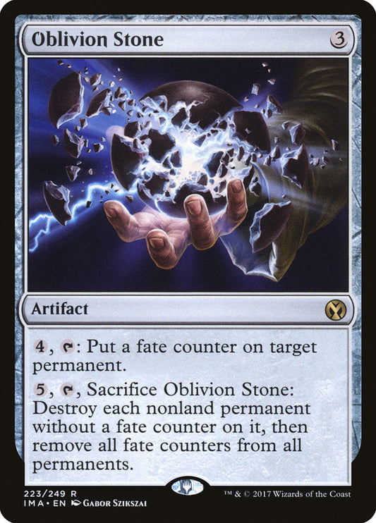 Oblivion Stone [Iconic Masters] [Foil]
