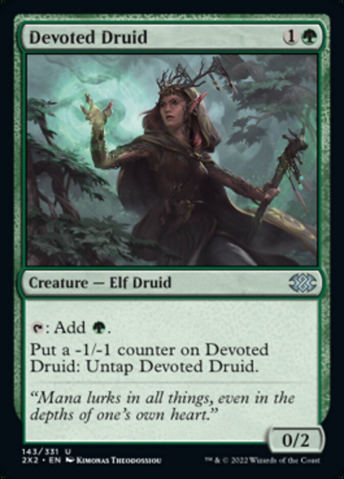 Devoted Druid [Double Masters 2022] [Foil]