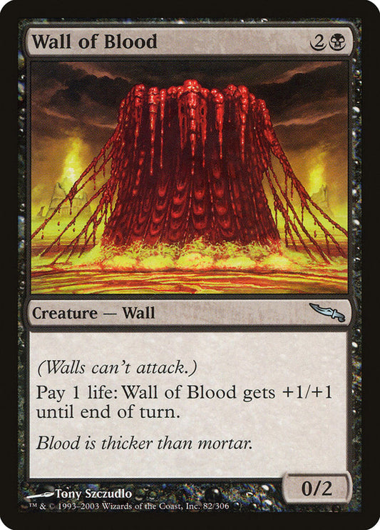 Wall of Blood [Mirrodin] [Foil]