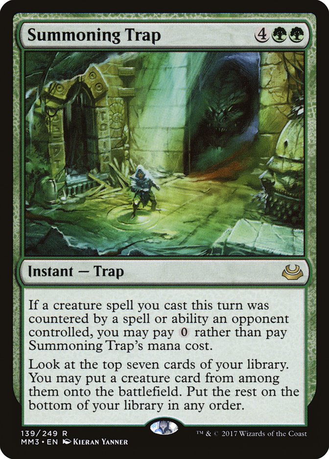 Summoning Trap [Modern Masters 2017] [Foil]