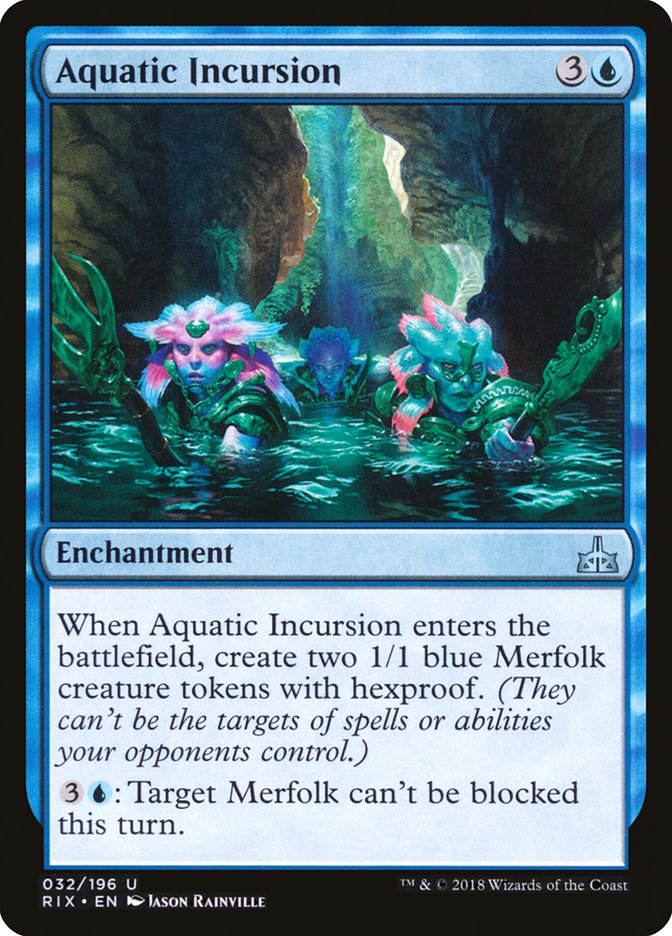 Aquatic Incursion [Rivals of Ixalan] [Foil]