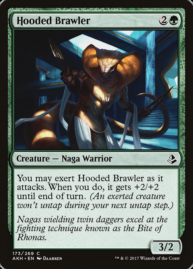 Hooded Brawler [Amonkhet] [Foil]