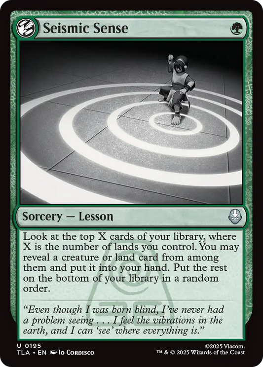 Seismic Sense [Avatar: The Last Airbender] [Foil]