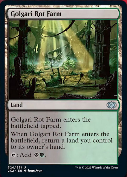 Golgari Rot Farm [Double Masters 2022] [Foil]