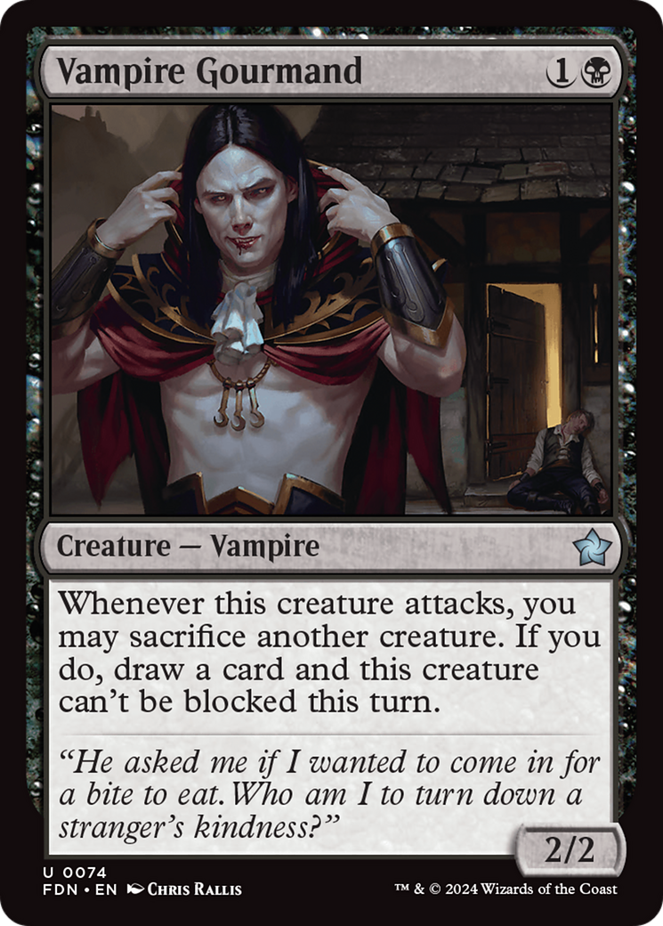 Vampire Gourmand [Foundations] [Foil]