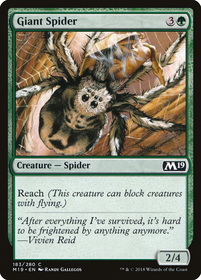 Giant Spider [Core Set 2019] [Foil]