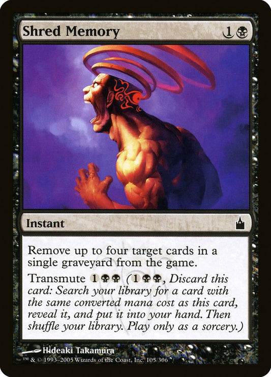 Shred Memory [Ravnica: City of Guilds] [Foil]