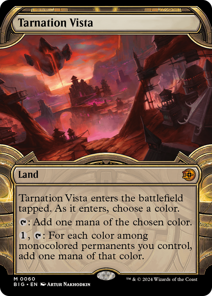 Tarnation Vista (Showcase) [Outlaws of Thunder Junction: The Big Score] [Foil]